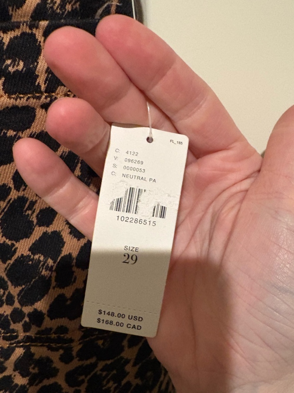 Anthropologie The Colette High-Rise Wide-Leg Jeans Neutral Full Length 29 NWT - Picture 6 of 6